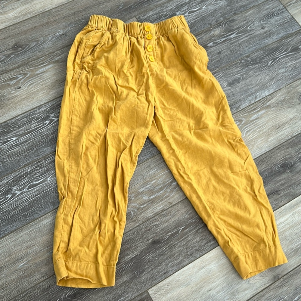 Small Petite gold pants from Loft